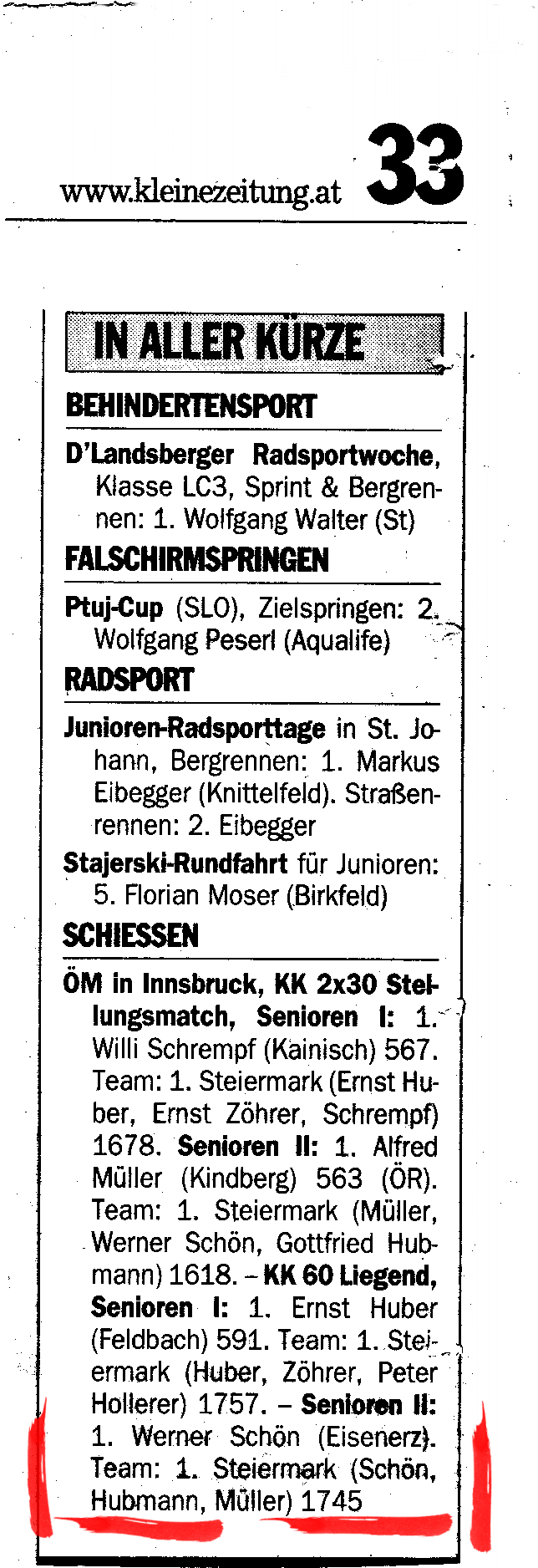 Kleine Zeitung, S
